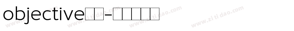 objective字体字体转换