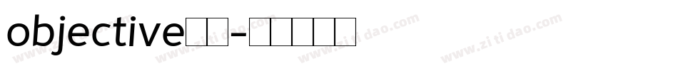 objective字体字体转换