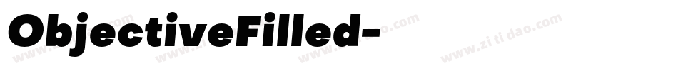 ObjectiveFilled字体转换