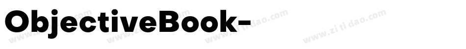 ObjectiveBook字体转换