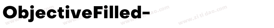 ObjectiveFilled字体转换
