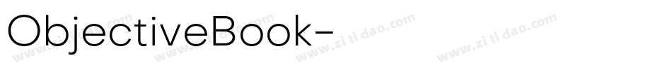 ObjectiveBook字体转换