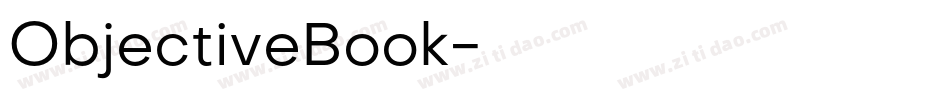 ObjectiveBook字体转换