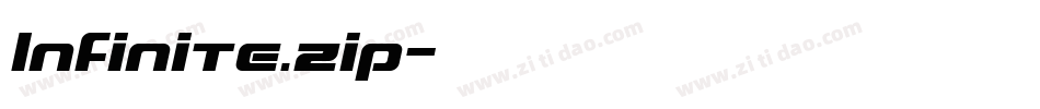 Infinite.zip字体转换