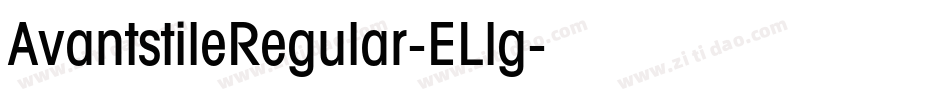 AvantstileRegular-ELlg字体转换