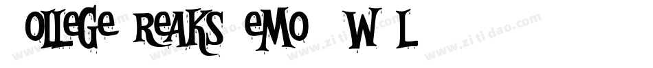 CollegeFreaksDemo-2w8l字体转换