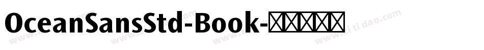 OceanSansStd-Book字体转换