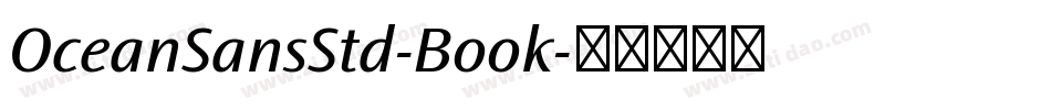 OceanSansStd-Book字体转换