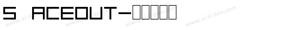 SpaceOut字体转换