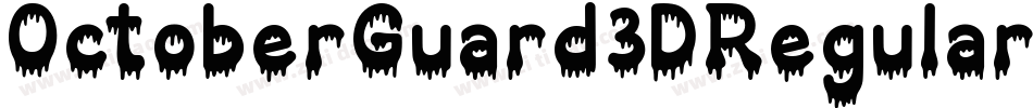 OctoberGuard3DRegular-7alV字体转换