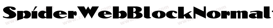 SpiderWebBlockNormal-RpgW字体转换