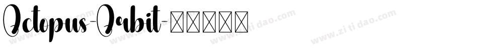 Octopus-Orbit字体转换