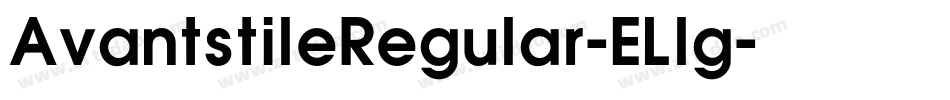 AvantstileRegular-ELlg字体转换