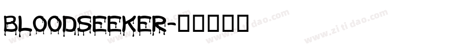 BLOODSEEKER字体转换