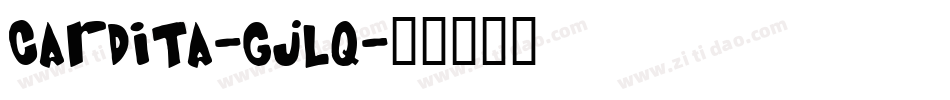 Cardita-gJlq字体转换