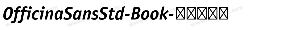 OfficinaSansStd-Book字体转换