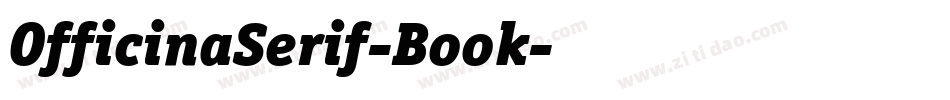 OfficinaSerif-Book字体转换