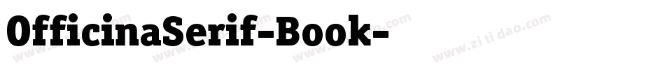 OfficinaSerif-Book字体转换