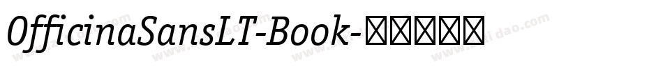 OfficinaSansLT-Book字体转换