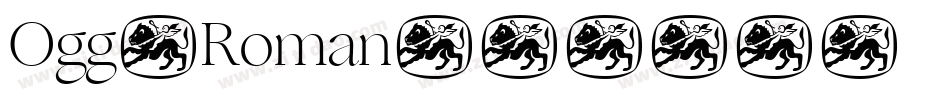Ogg-Roman字体转换