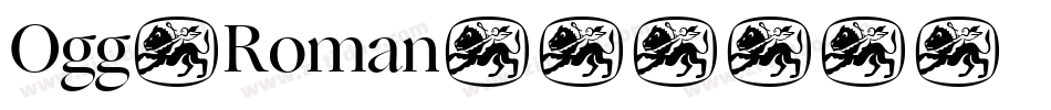 Ogg-Roman字体转换