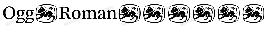 Ogg-Roman字体转换