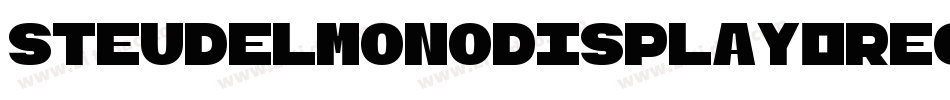 SteudelMonoDisplay-Regular字体转换