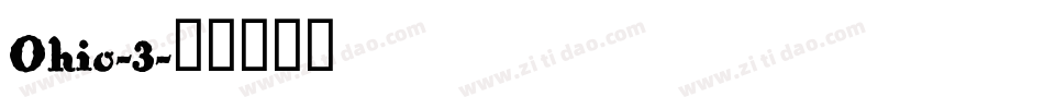 Ohio-3字体转换