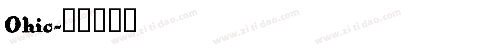 Ohio字体转换