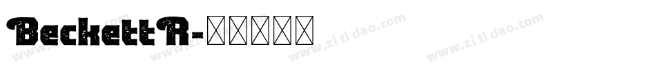 BeckettR字体转换