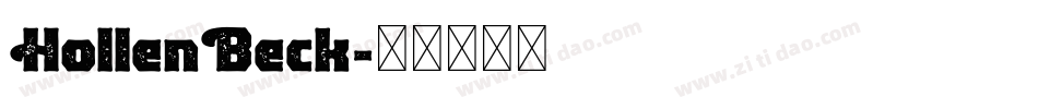 HollenBeck字体转换