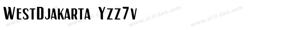 WestDjakarta-Yzz7v字体转换