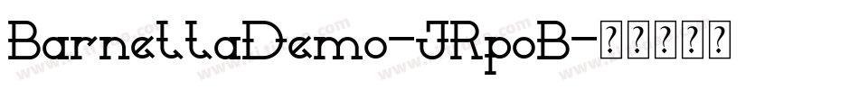 BarnettaDemo-JRpoB字体转换