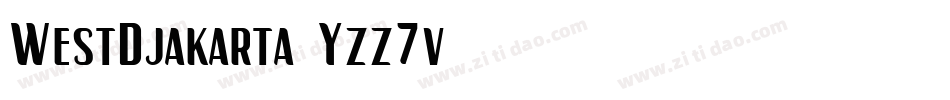 WestDjakarta-Yzz7v字体转换