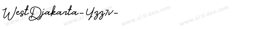 WestDjakarta-Yzz7v字体转换