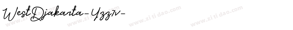 WestDjakarta-Yzz7v字体转换