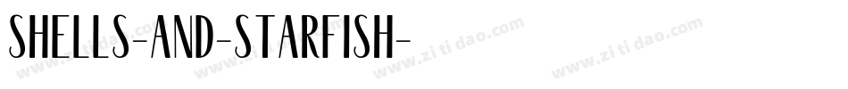 Shells-And-Starfish字体转换