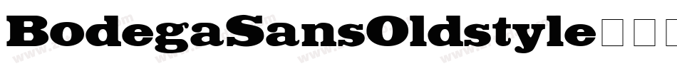 BodegaSansOldstyle字体转换