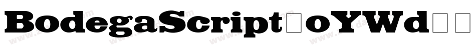 BodegaScript-oYWd字体转换