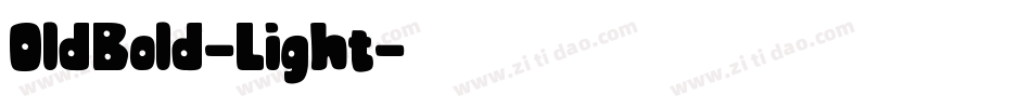 OldBold-Light字体转换