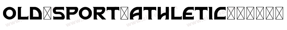 OLD-SPORT-ATHLETIC字体转换