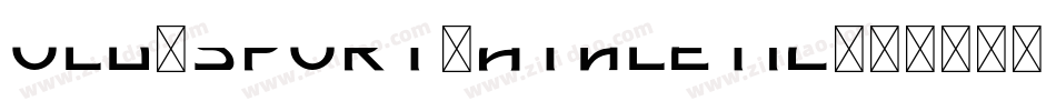 OLD-SPORT-ATHLETIC字体转换