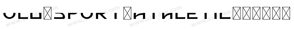 OLD-SPORT-ATHLETIC字体转换