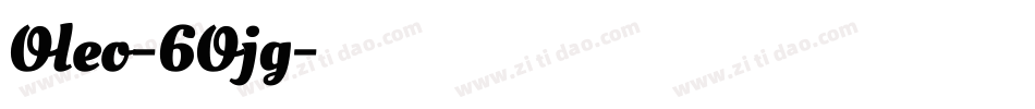 Oleo-6Ojg字体转换