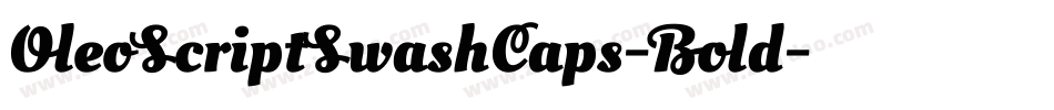 OleoScriptSwashCaps-Bold字体转换