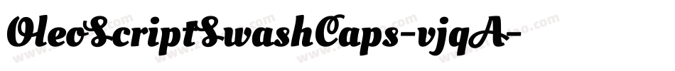 OleoScriptSwashCaps-vjqA字体转换