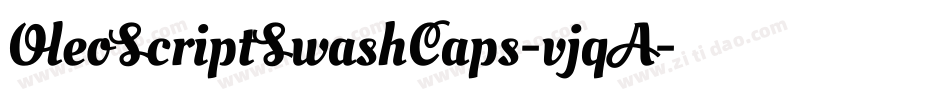 OleoScriptSwashCaps-vjqA字体转换