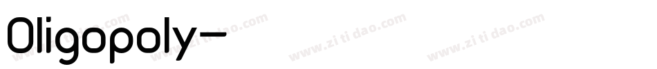 Oligopoly字体转换