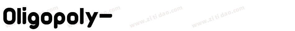 Oligopoly字体转换