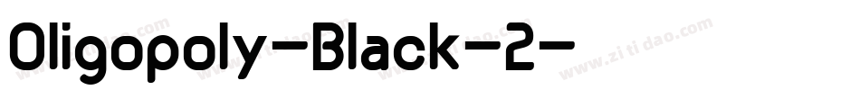 Oligopoly-Black-2字体转换